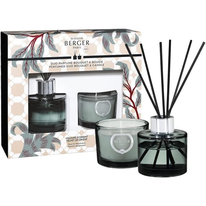 Maison Berger Velvet of Orient Mini Bouquet & Candle Duo